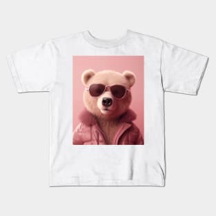 Pink Teddy Bear Kids T-Shirt